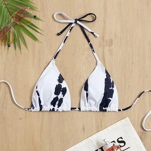 Brush Paint Bikini Set From Shein
